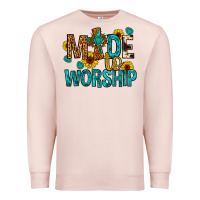 Pale Pink made to worship Premium Sweatshirt - Artiststas