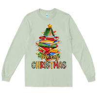 Matcha book christmas tree merry christmas Long Sleeve Tee - Zillion Design Studio