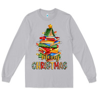 Moon Dust book christmas tree merry christmas Long Sleeve Tee - Zillion Design Studio