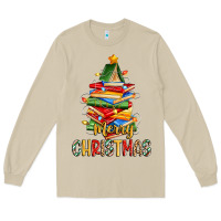 Mushroom book christmas tree merry christmas Long Sleeve Tee - Zillion Design Studio