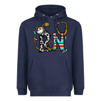 Navy rn nurse Heavyweight Hoodie - CowhideDigitalArt