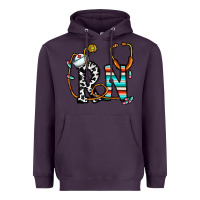 Plum rn nurse Heavyweight Hoodie - CowhideDigitalArt