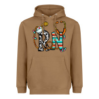Toasted Coconut rn nurse Heavyweight Hoodie - CowhideDigitalArt