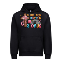 Black a lot can happen in 3 days Urban Hoodie - MaliasSmallBusiness