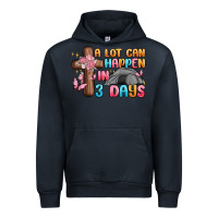 Navy a lot can happen in 3 days Urban Hoodie - MaliasSmallBusiness
