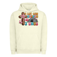 Pigment Pistachio a lot can happen in 3 days Urban Hoodie - MaliasSmallBusiness