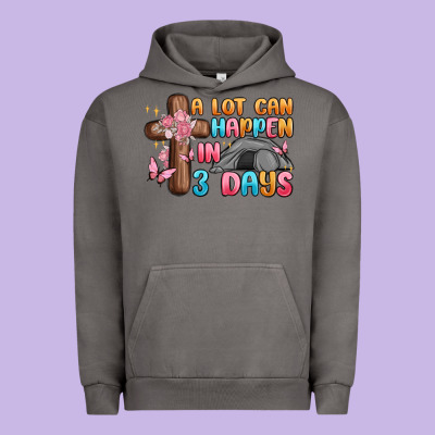 A Lot Can Happen In 3 Days Urban Hoodie Designed By Maliassmallbusiness