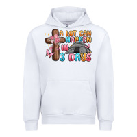 White a lot can happen in 3 days Urban Hoodie - MaliasSmallBusiness