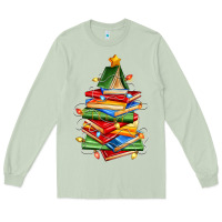Matcha book christmas tree Long Sleeve Tee - Zillion Design Studio