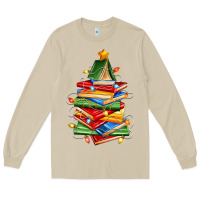Mushroom book christmas tree Long Sleeve Tee - Zillion Design Studio