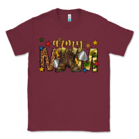 Burgundy army mom Classic Tee - texasbilliewilder