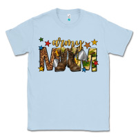 Dusty Blue army mom Classic Tee - texasbilliewilder