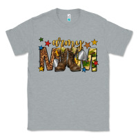 Heather Grey army mom Classic Tee - texasbilliewilder
