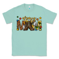 Seafoam army mom Classic Tee - texasbilliewilder