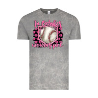 Cloud Rock in october we wear pink baseball Vintage Tee - BarkalooDesign