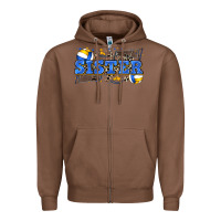 Chestnut sister volleyball Zipper Hoodie - Zillion Design Studio
