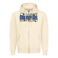 Sandshell sister volleyball Zipper Hoodie - Zillion Design Studio