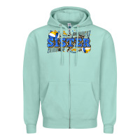 Seafoam sister volleyball Zipper Hoodie - Zillion Design Studio