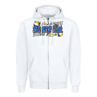 White sister volleyball Zipper Hoodie - Zillion Design Studio