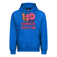 Cobalt 100 days sprinkled with fun Urban Hoodie - MaliasSmallBusiness