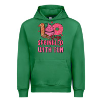 Emerald 100 days sprinkled with fun Urban Hoodie - MaliasSmallBusiness