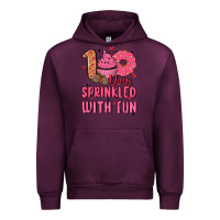 Mauve Wine 100 days sprinkled with fun Urban Hoodie - MaliasSmallBusiness