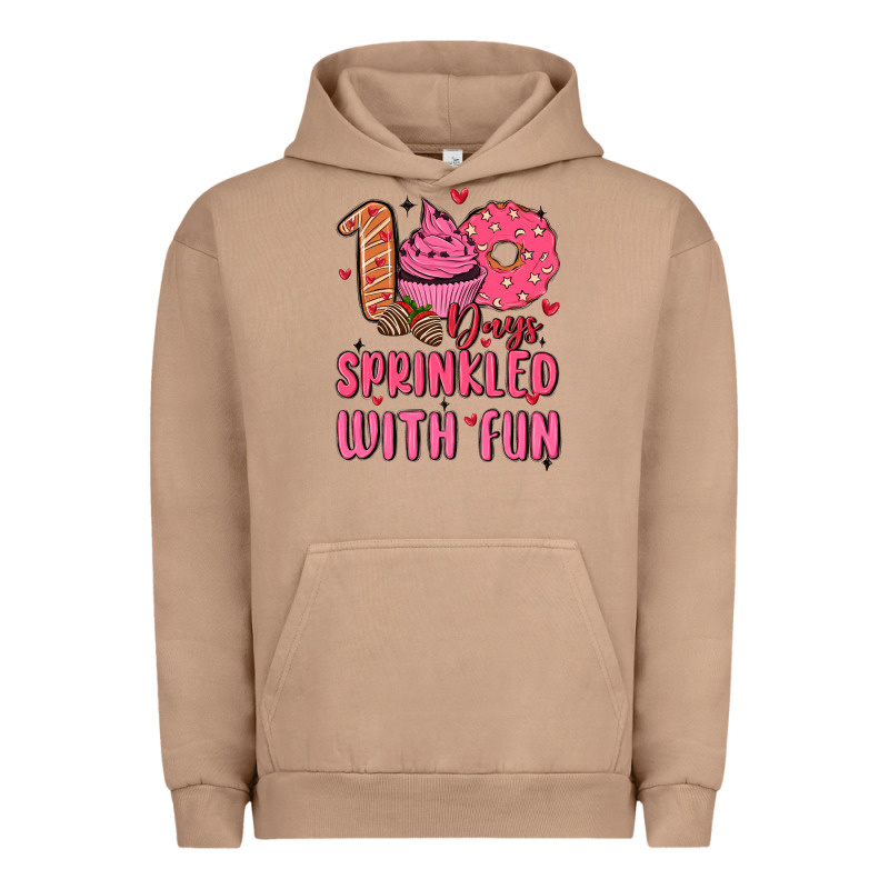 100 Days Sprinkled With Fun Urban Hoodie by MaliasSmallBusiness | Teevron