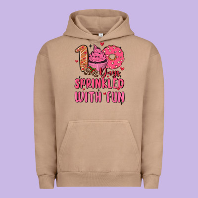 100 Days Sprinkled With Fun Urban Hoodie Designed By Maliassmallbusiness