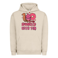 Pigment French Oak 100 days sprinkled with fun Urban Hoodie - MaliasSmallBusiness