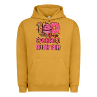 Pigment Peanut Butter 100 days sprinkled with fun Urban Hoodie - MaliasSmallBusiness