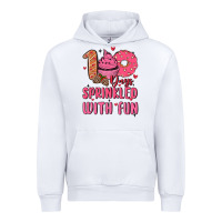 White 100 days sprinkled with fun Urban Hoodie - MaliasSmallBusiness