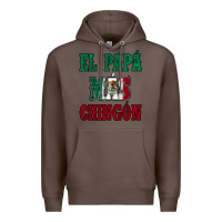 Coffee El Papa Mas Chingon Mexican Flag Premium Hoodie - Jasminsmagicworld