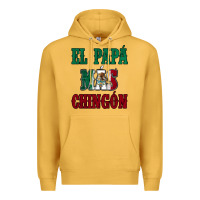 Mustard El Papa Mas Chingon Mexican Flag Premium Hoodie - Jasminsmagicworld
