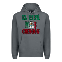 Rock El Papa Mas Chingon Mexican Flag Premium Hoodie - Jasminsmagicworld