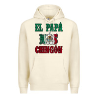 Sandshell El Papa Mas Chingon Mexican Flag Premium Hoodie - Jasminsmagicworld