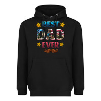 Black best dad ever Heavyweight Hoodie - HRA Design Shop
