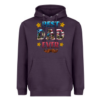 Plum best dad ever Heavyweight Hoodie - HRA Design Shop