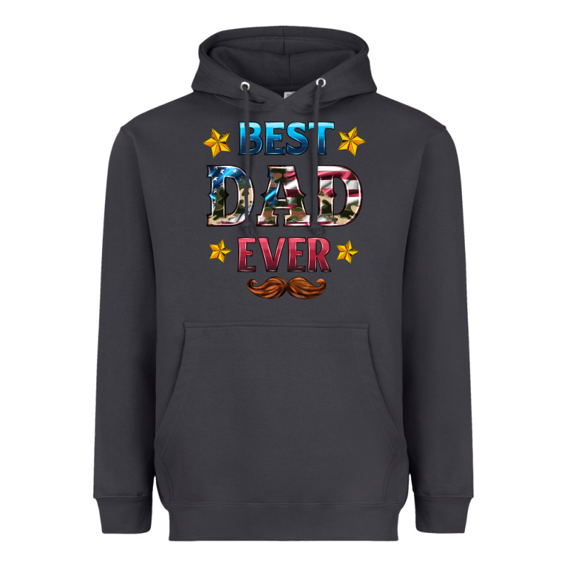 Best Dad Ever Heavyweight Hoodie by HRA Design Shop | Teevron