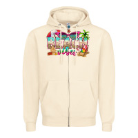Sandshell beach vibes Zipper Hoodie - texasbilliewilder