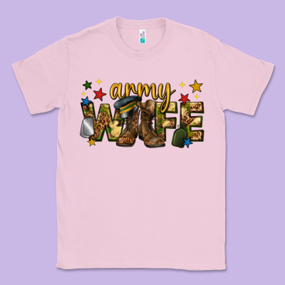 Classic Tee army wife western