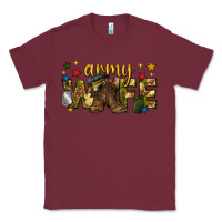 Burgundy army wife western Classic Tee - texasbilliewilder