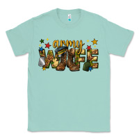 Seafoam army wife western Classic Tee - texasbilliewilder