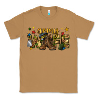 Toasted Coconut army wife western Classic Tee - texasbilliewilder