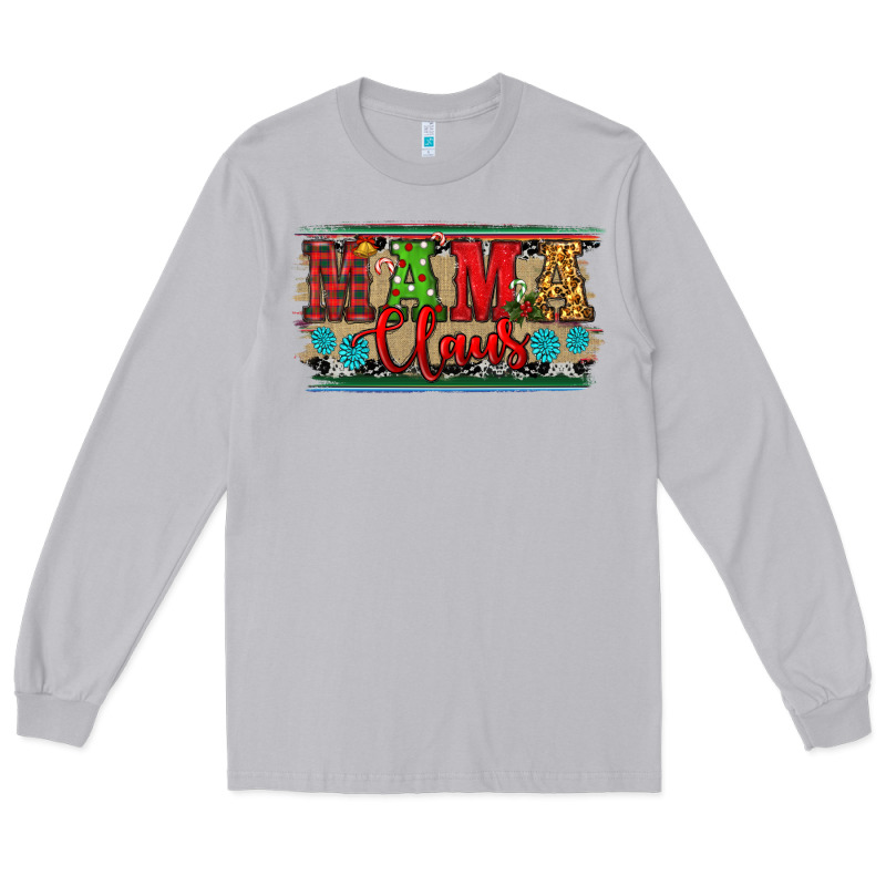 Western Christmas Mama Claus Long Sleeve Tee by RanaPortraitStore | Teevron