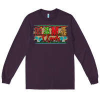 Plum Western Christmas Mama Claus Long Sleeve Tee - RanaPortraitStore