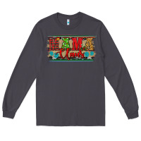 Smoke Western Christmas Mama Claus Long Sleeve Tee - RanaPortraitStore