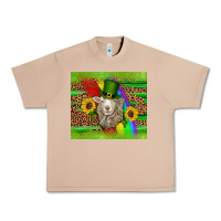 Burro st patricks sheep sunflowers rainbow serape leopard glitter Urban Heavy Tee - Artiststas