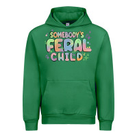 Emerald somebody's feral child Urban Hoodie - MaliasSmallBusiness