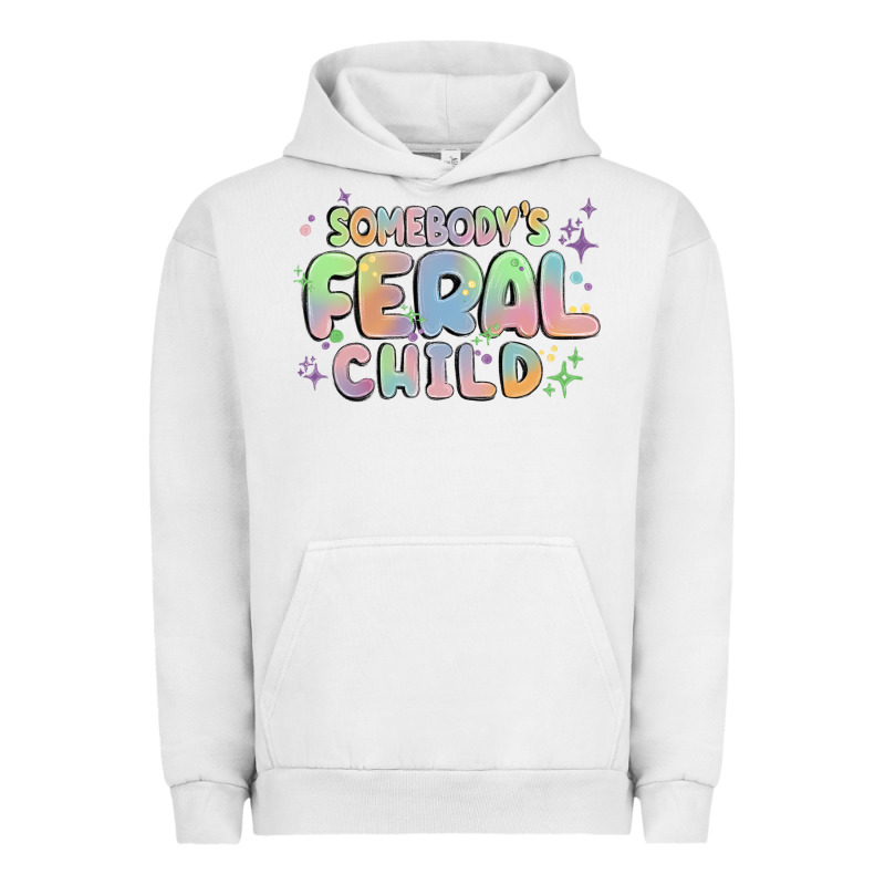 Somebody's Feral Child Urban Hoodie by MaliasSmallBusiness | Teevron