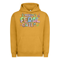 Pigment Peanut Butter somebody's feral child Urban Hoodie - MaliasSmallBusiness